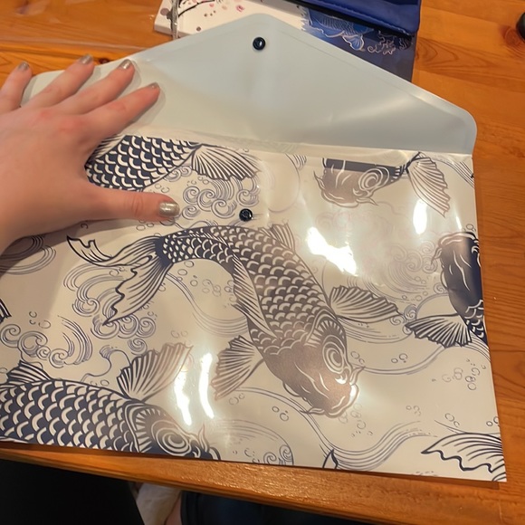 Koi Fish/Japanese Patterned Stationery Set - Picture 12 of 13